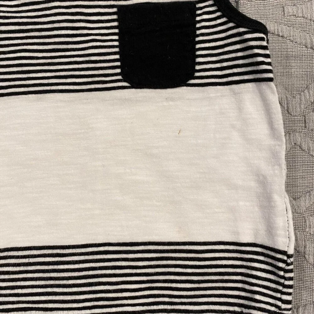 Old Navy 12-18m Striped Pocket Tank Top